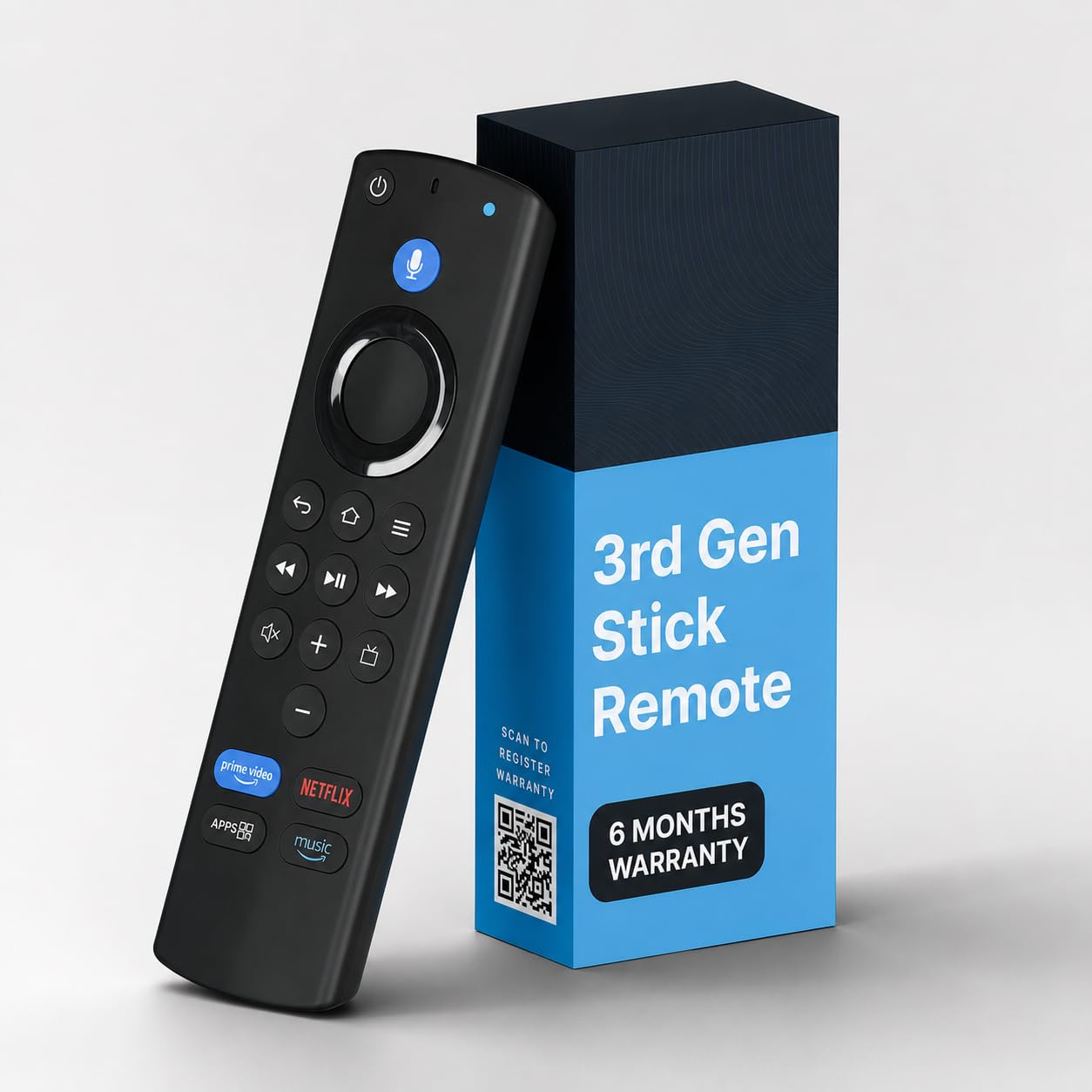 AIDITIYMI Original Replacement Voice Remote Control for FlRE TV Stick | for 3rd Gen AMZ FlRE TV Stick Original Compatible with 3rd Generation Stick-picture-12