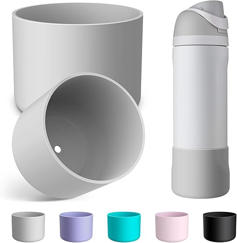Miniatura 1 de 2 botas de silicona para botella de agua Owala de 24 onzas, 32 onzas, 40 onzas, funda protectora antideslizante para botellas de agua de acero