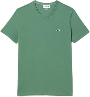 Lacoste Mens V-neck Pima Cotton Jersey T-Shirt (pack of 1)
