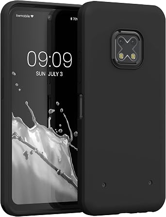 kwmobile Case Compatible with Nokia XR20 Case - Soft Slim Protective TPU Silicone Cover - Black