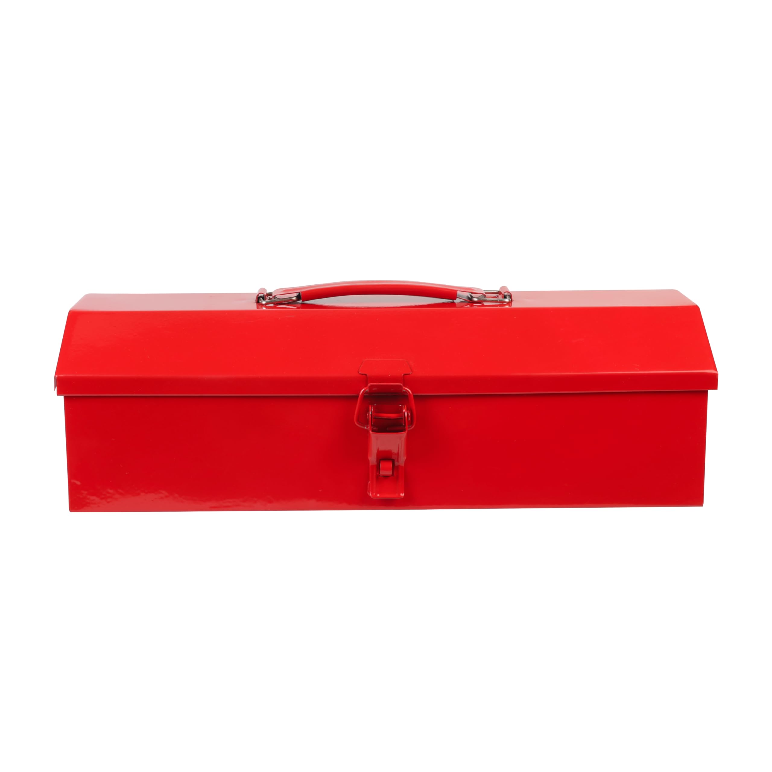 Spartan Metal Tool Box with Handle | Heavy Duty Red Tool Storage Box for Tools, Hardware, Screws, Nails & Accessories | Portable Utility Toolbox for Home, Garage, Workshop, Mechanic & Electrician Use-image-49