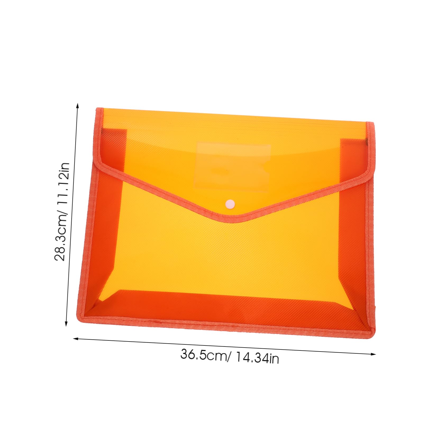 5stücke Pack Aus Polypropylen Transparente Aufbewahrungstaschen Mit Druckknopf Für Dokumente Wasserabweisend Und Reißfest
