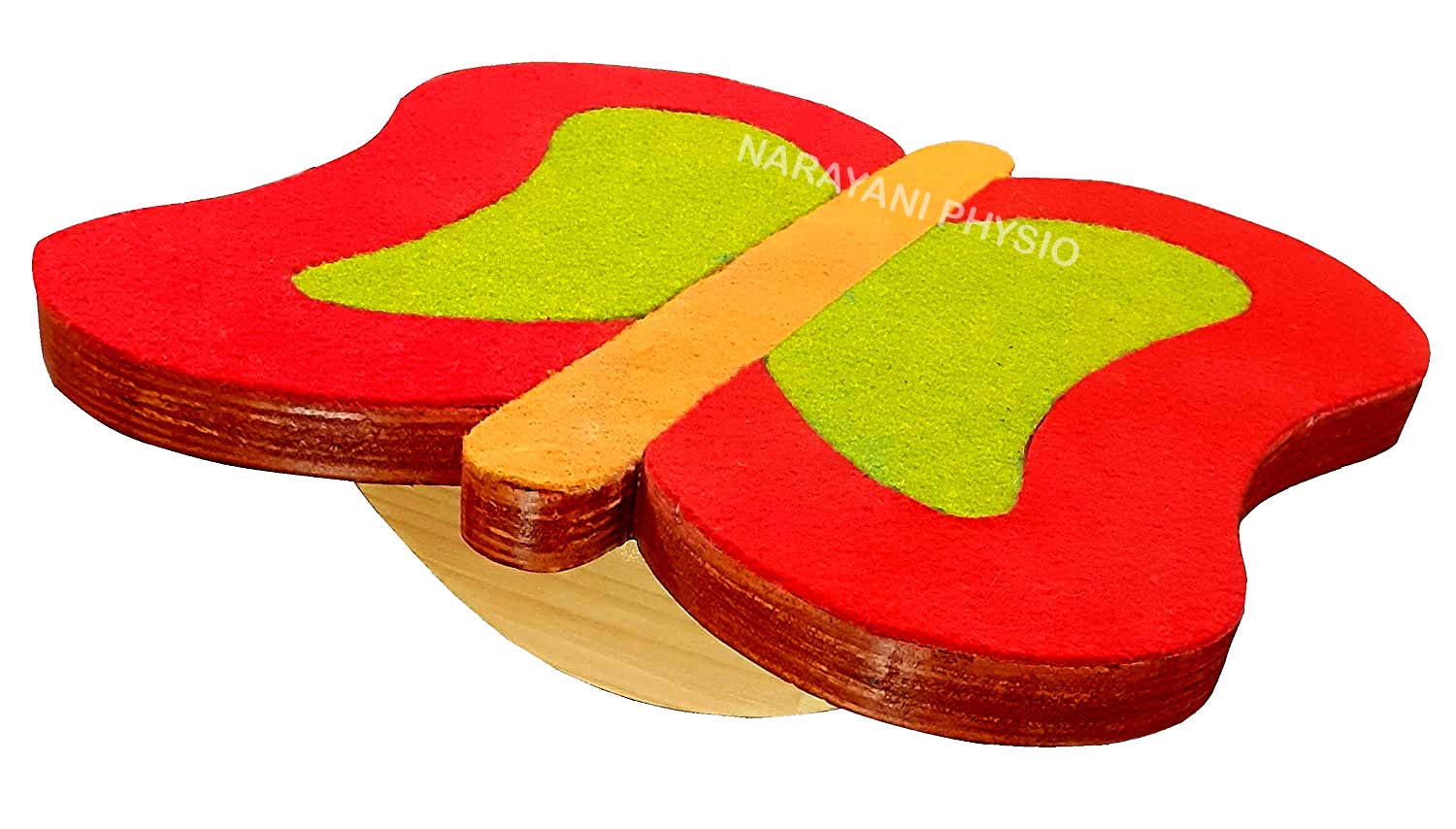 Wooden Butterfly Balance Board for Kids (3 Year+) - Indoor & Outdoor Activity Toy to Build Strength & Co-Ordination