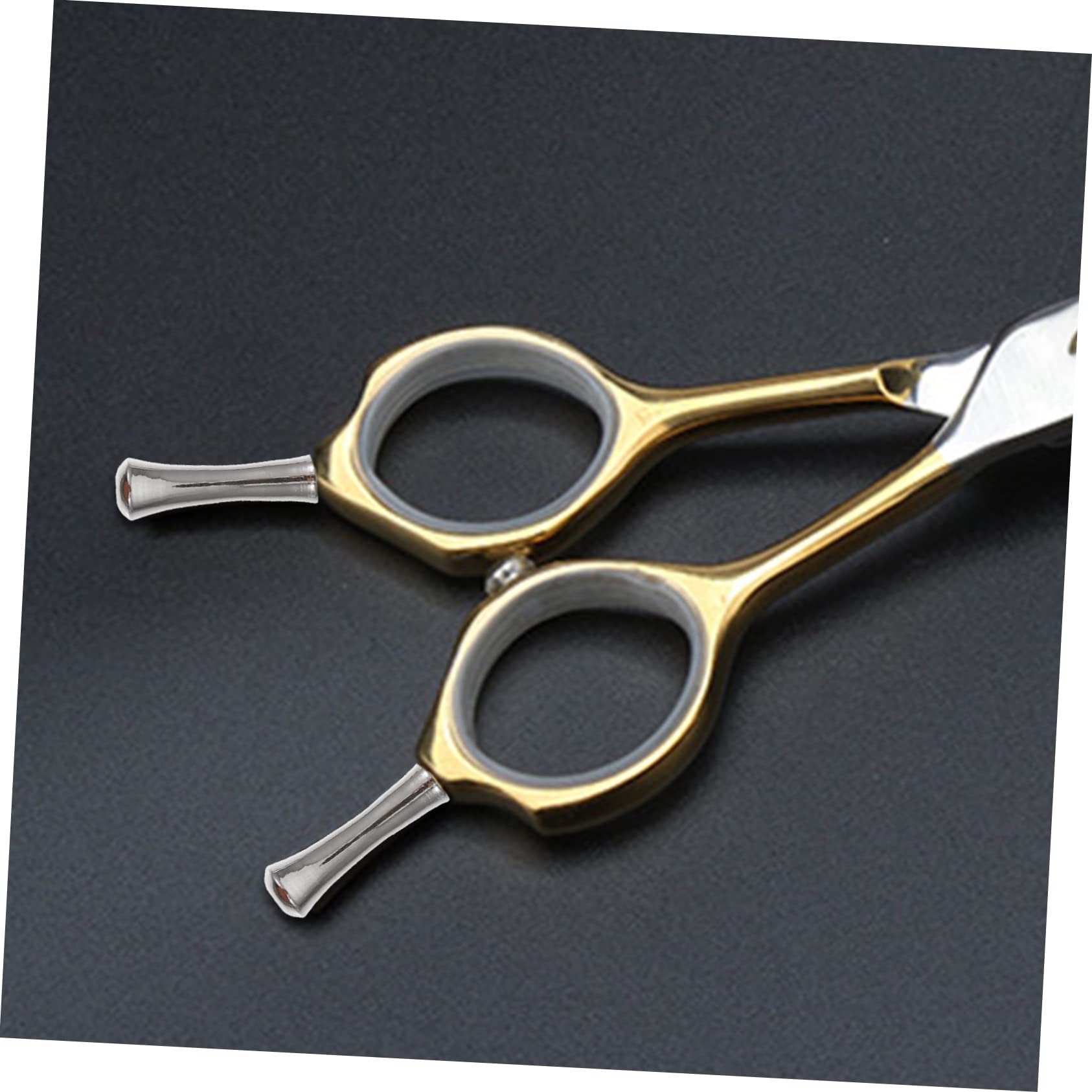 COSMEVIVI Pet Grooming Scissors Finger Rest 10pcs Stainless Steel Haircutting Shear Finger Rest for Pet Salon