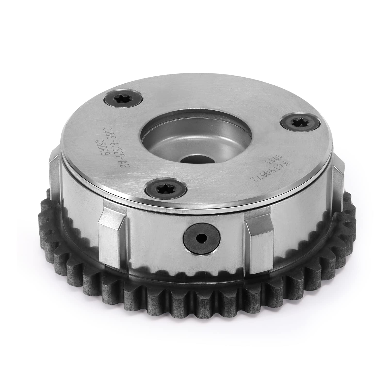 AULINK CJ5E6C525AE LR033733 Exhaust Camshaft Adjuster Timing Chain Sprocket Gear for Land Rover Ford Edge Escape Explorer Focus Fusion Mustang Taurus Lincoln MKC MKZ MKT Jaguar Volvo V60 S60 S80 2.0L