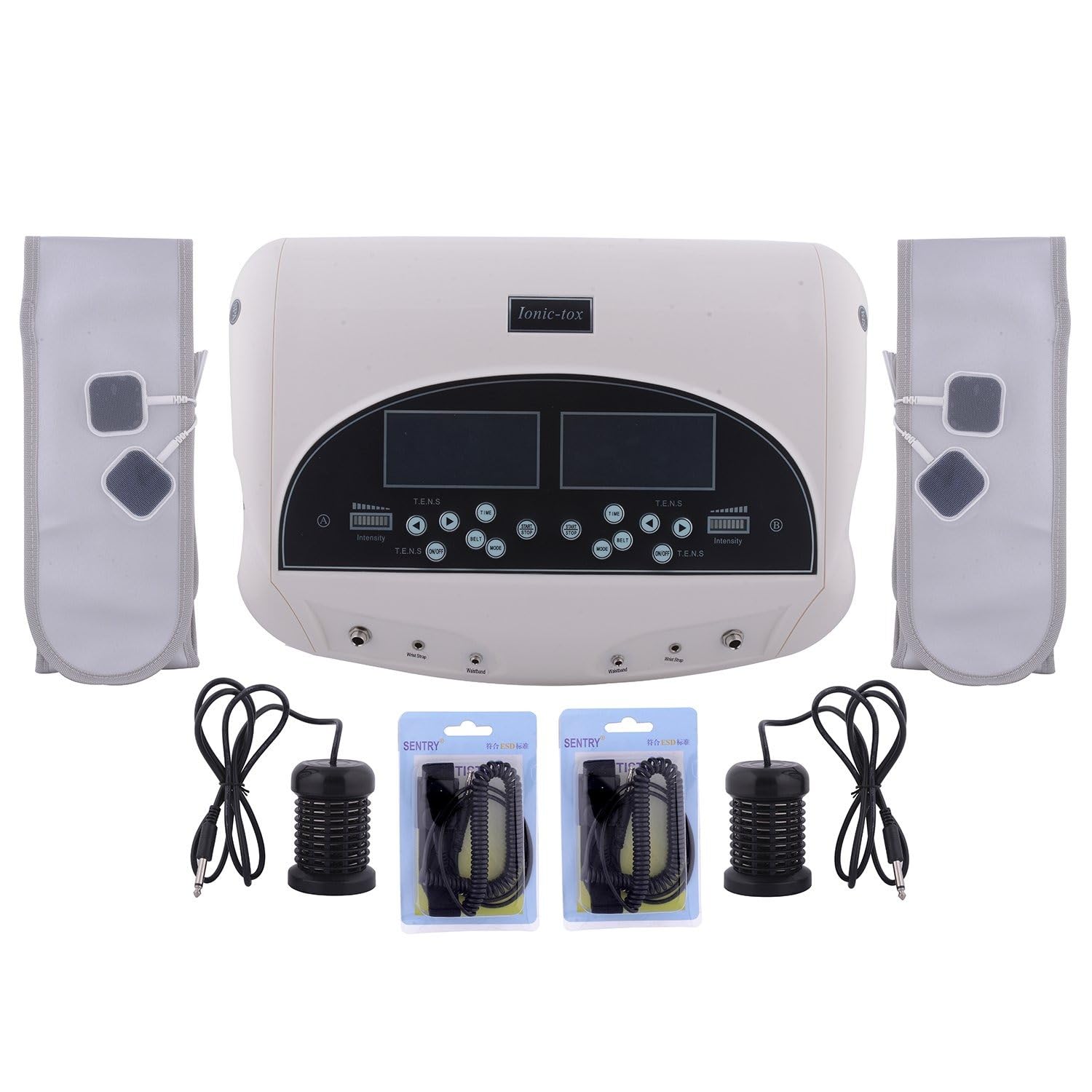 Ionic-tox Dual Mode Detox Foot Spa Machine with Digital Display and Accessories, White-picture-20