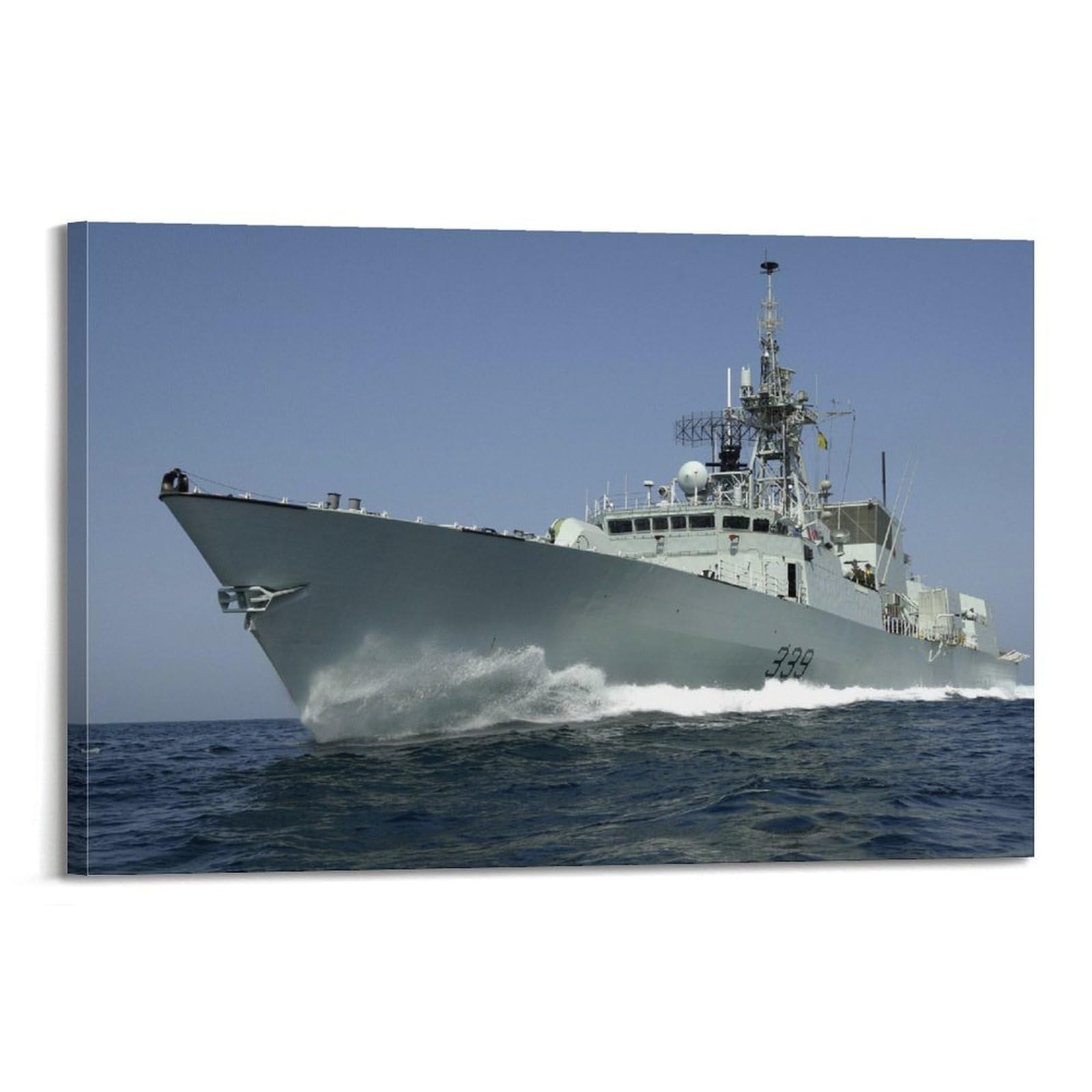 WZKTCL Naval Battleship Poster 339 Poster Decorative Painting Canvas Wall Posters And Art Picture Print Modern Family Bedroom Decor Posters 20x30inch(50x75cm)
