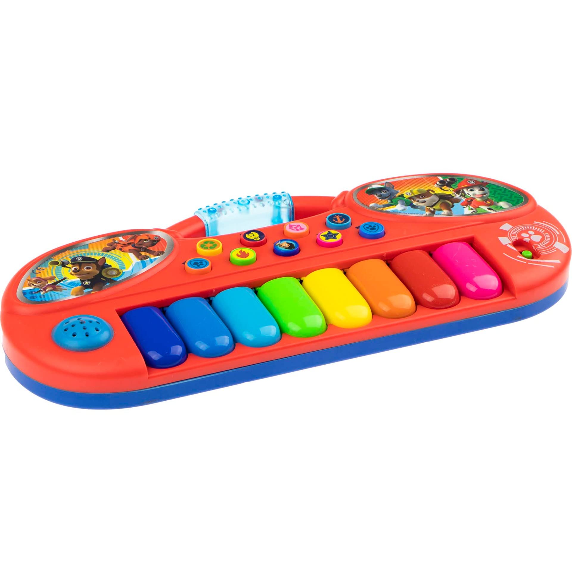 Reig 2523 – Clavier Orgue Paw Patrol – 37 Touches, Effets Sonores, Micro, Banc Inclus – Dès 3 Ans