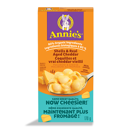 Product image of Shells & Real Aged Cheddar Macaroni & Cheese, 170 g