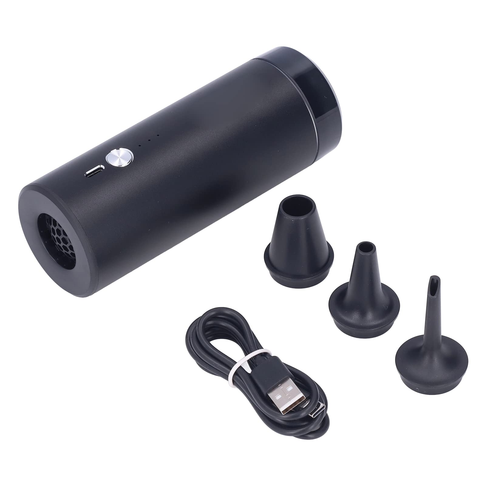 Pompa Ad Aria Elettrica, Pompa per Vuoto Portatile 4000 mAh USB Ricaricabile velocità Regolabile, Pompa di Gonfiaggio Rapida per Materasso Ad Aria, Anello per Nuoto, Borsa per Sottovuoto