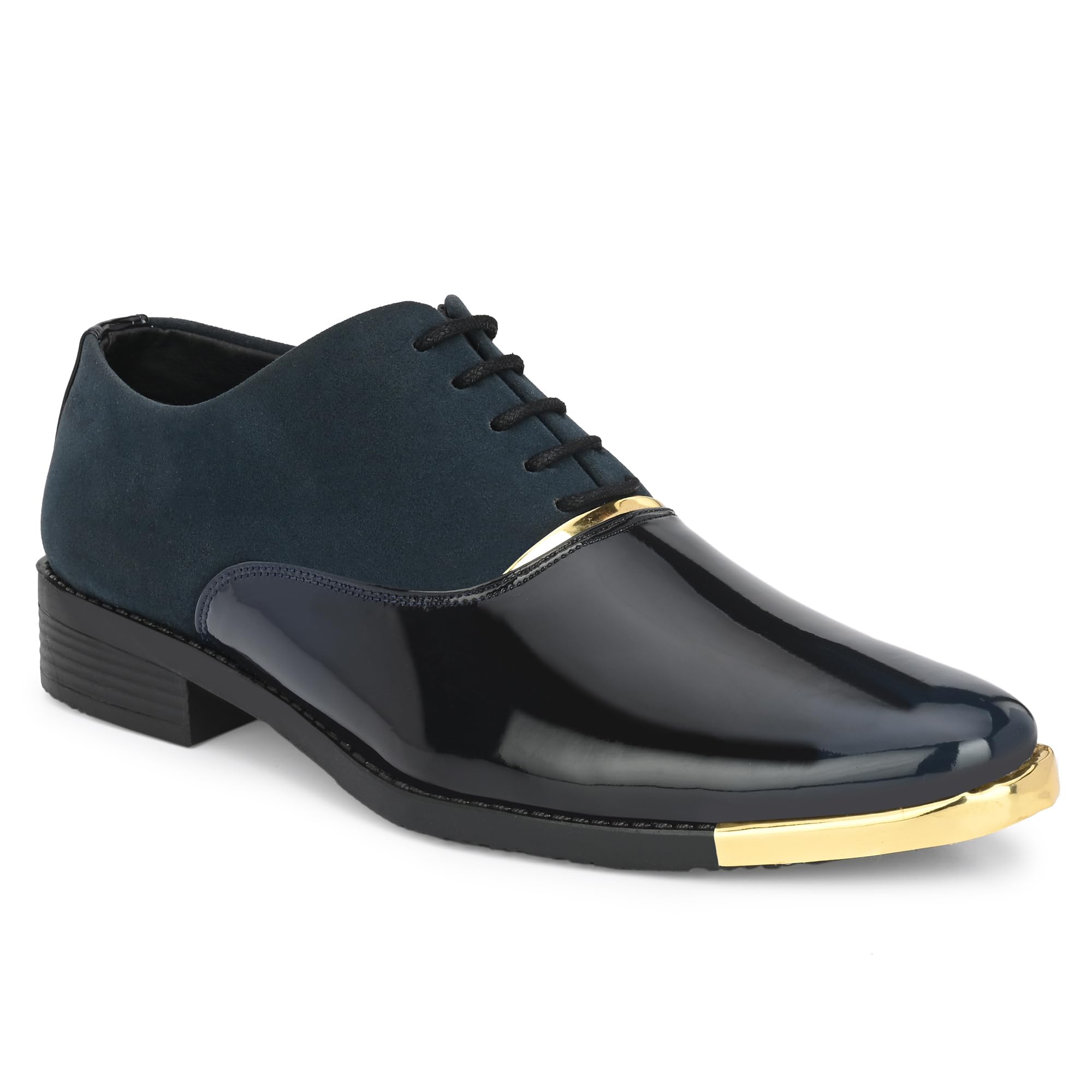 Leepeeter Mens Synthetic Leather Derby Party Formal Shoes (Blue, 10) (B0D59TY9DN) Amazon Price History, Amazon Price Tracker