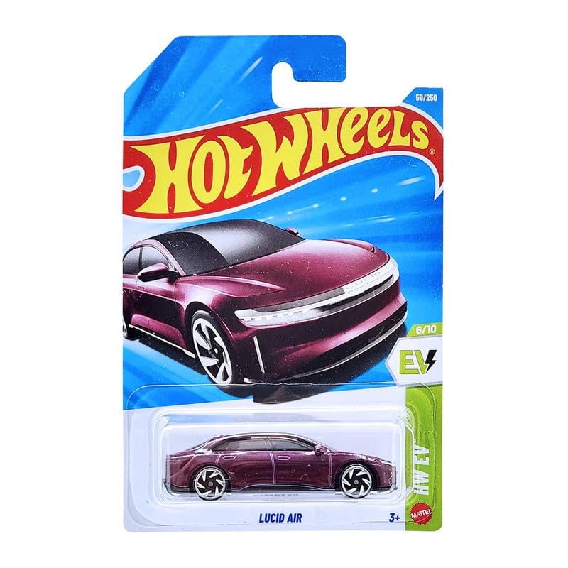 Image of Hot Wheels Lucid Air HW EV Ages 3 and Up 59 /250 (Red)