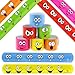 Produktbild 6x Klatscharmband Smiley Gesichter Schnapparmband Mitgebsel Kindergeburtstag
