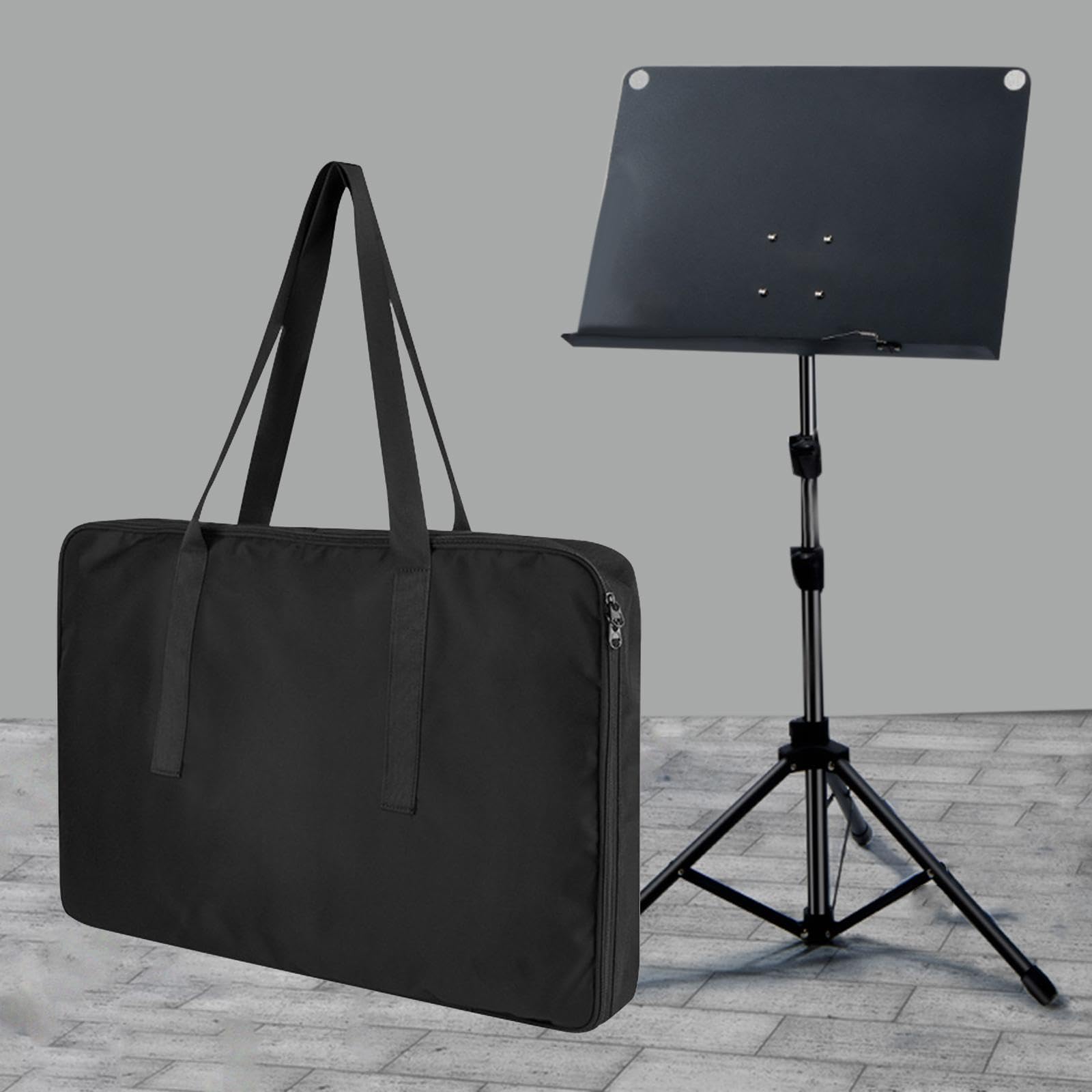 Sac pour de Musique Étui pour Accessoires Musique Organisateur Résistant Léger Portable Bandoulière Adaptée aux Adultes Compagnies Musicales