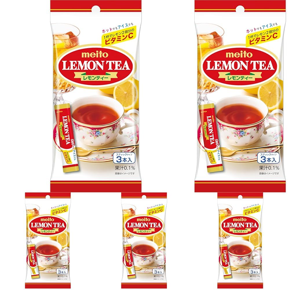 Amazon.co.jp: 名糖産業 レモンティー3P (× 5) : 食品・飲料・お酒