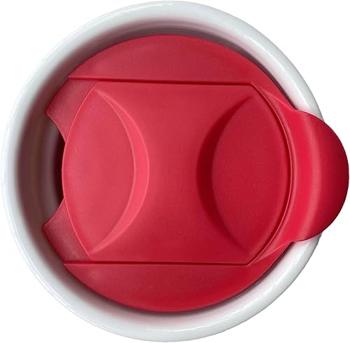Miniatura 3 de MIE Tapa de repuesto para taza de café y taza de té  Competible con taza de viaje de cerámica Starbucks de 10 onzas, 12 onzas, 16 onzas, tapa