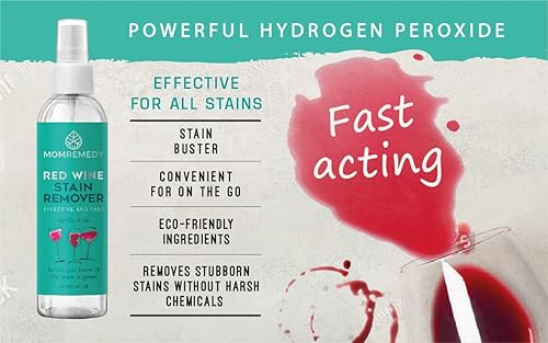 Miniatura 7 de MomRemedy - Removedor de manchas de vino tinto, a base de peróxido de hidrógeno, seguro en todas las telas, elimina las manchas de vino tinto en