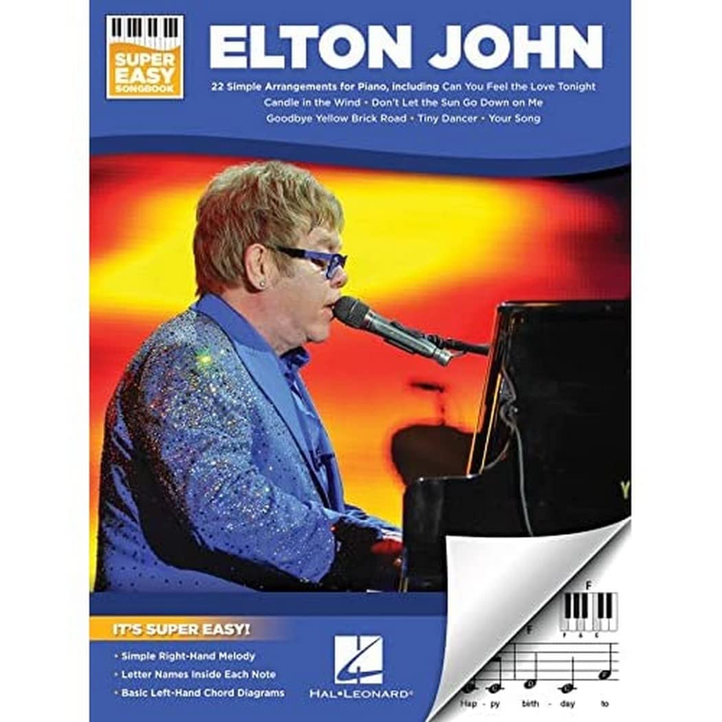 Elton John - Super Easy Songbook Paperback – 1 June 2019