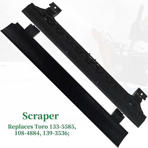 Miniatura 5 de 99-9313 paletas sopladoras de nieve con cuchilla raspadora 133-5585 que sustituye a 125-1128, 55-9250, 88-0771, 108-4884, 139-3536 para Toro Power