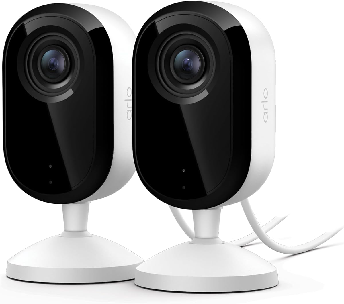 Essential Indoor Baby Camera 2K (3rd Gen) - Privacy Shield, 2-Cam | 2K baby & kid surveillance camera; Wired power; Privacy shield; Person detection; Night vision; 1-mo Secure plan incl.