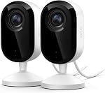 Arlo Essential Indoor Security Camera 2K (3rd Gen, 2025 Release) - Wired Plug-in Power, Person Recognition, Animal Detection, 1-Month Trial of Secure Plan, Automated Privacy Shield, 1 Cam, White