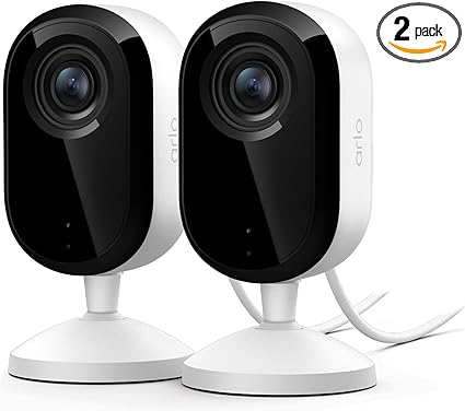 Essential Indoor Security Camera 2K (3rd Gen 2025 Release) Wired Plug in Power.