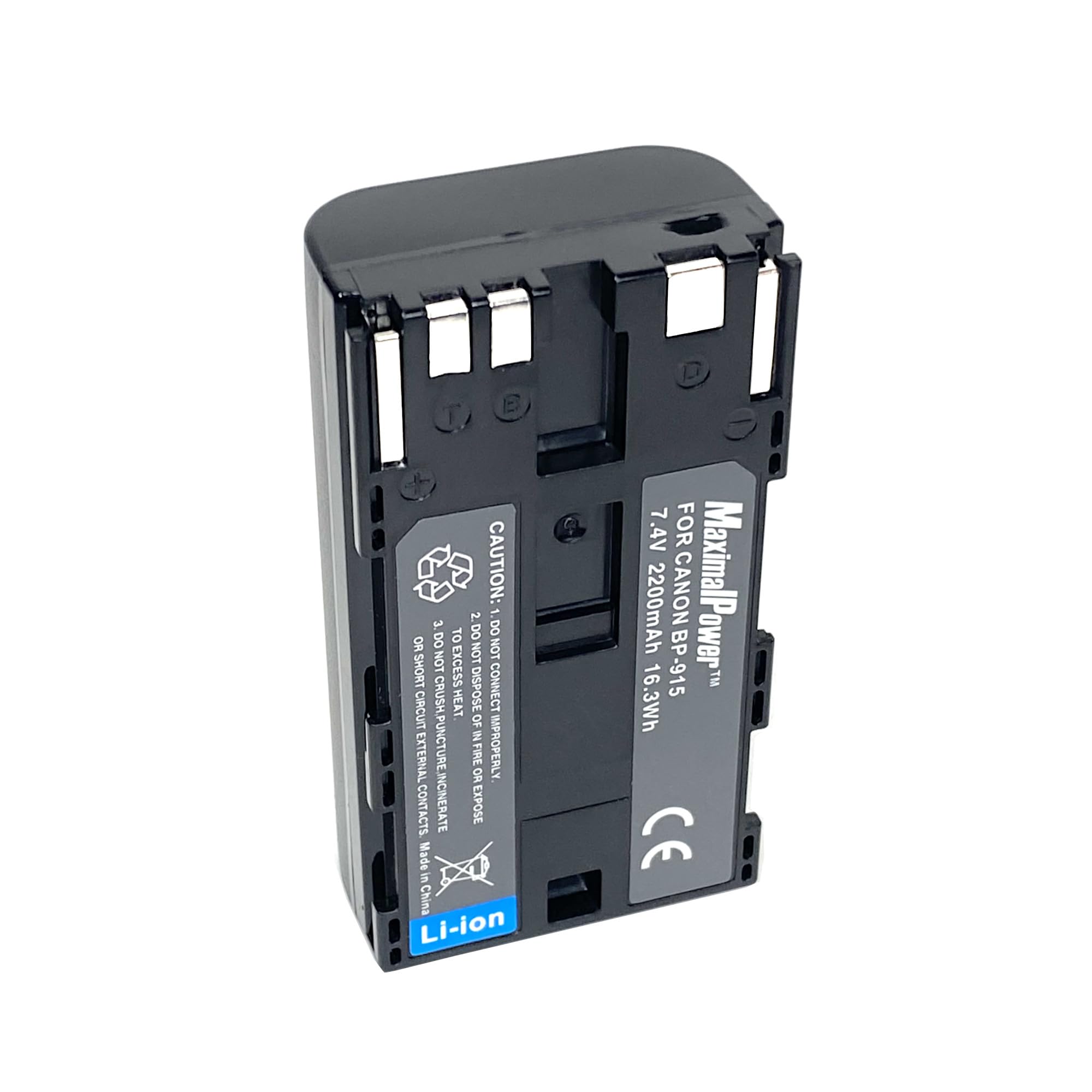 7.2V 2200mAh Replacement Battery For Canon Camcorders - Compatible With BP-911, BP-914, BP-915