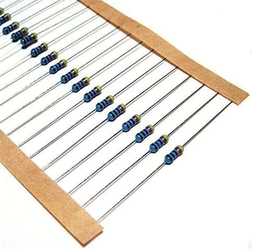 Resistenze Elpohl® Assortite – 30 Pezzi Per Valore – Scegli Tra Strato Carbone 0,25W 5% O Metallo 0,6W 1% – Valori Da 100Ω A 1kΩ