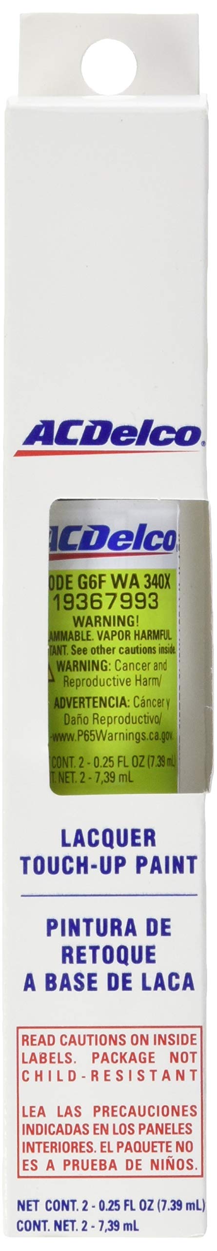 ACDelco GM Original Equipment 19367993 Fresh Green Lime (WA340X) Four-In-One Touch-Up Paint - .5 oz Pen