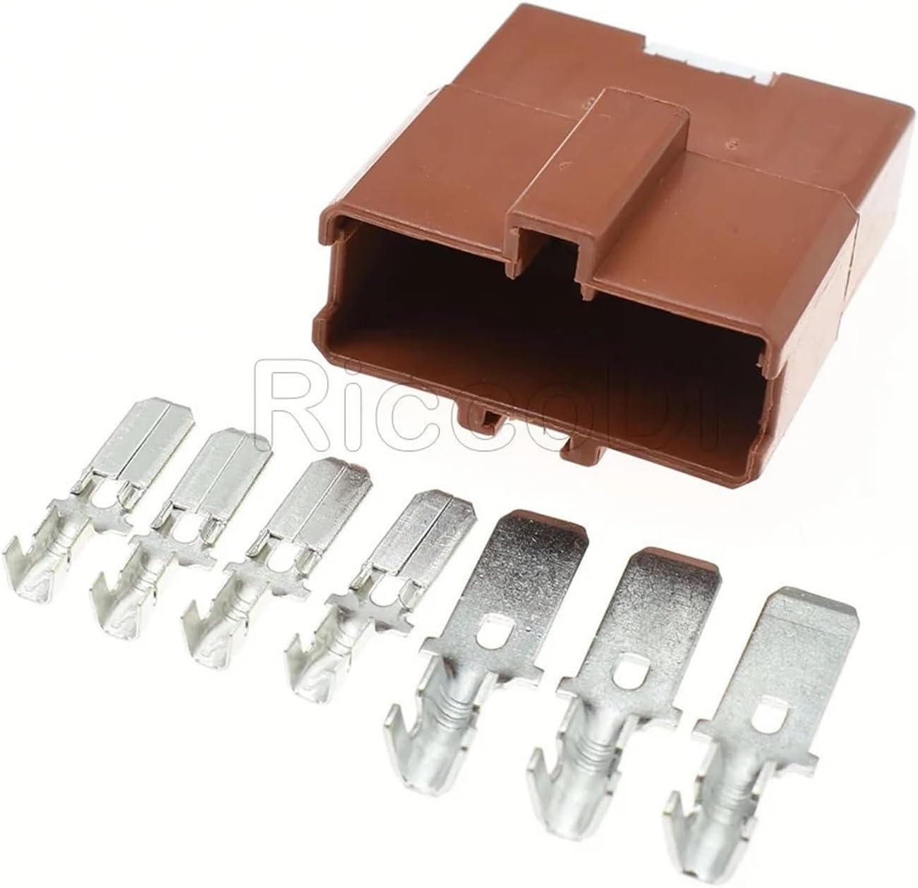 1-20Sets 7 Pin 6.3 7.8 Series Auto High Current Unsealed Socket Plastic Housing Wiring Harness Connector Car Adapter AICNRUT(Male Female set,20Sets)