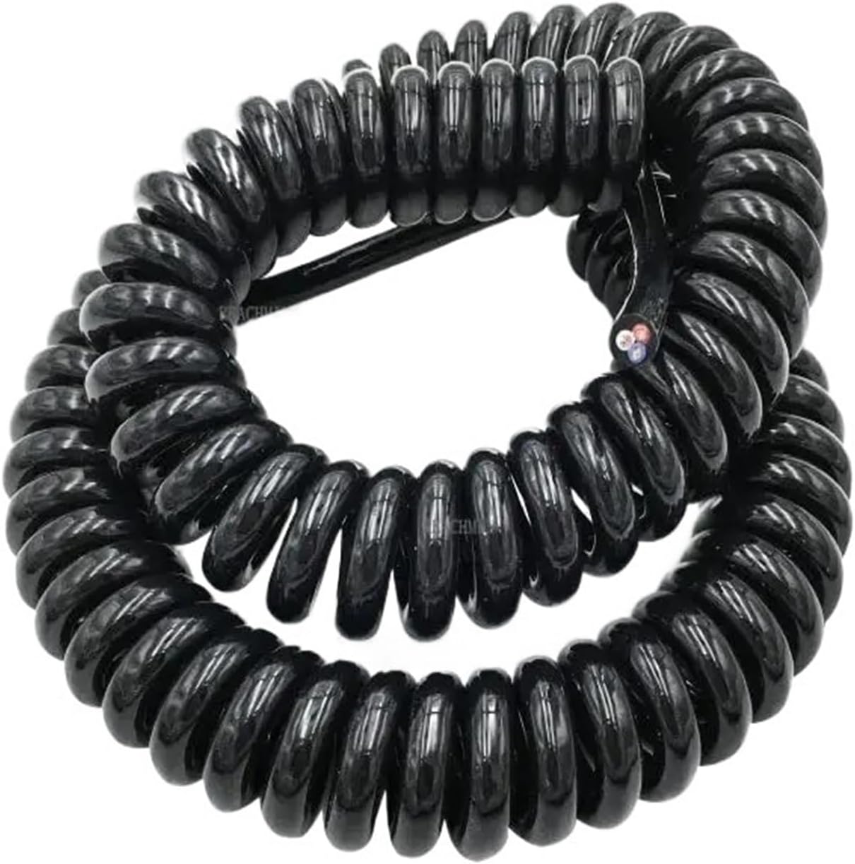 Spiral Spring Telescopic Multi-core Wire and Cable 14/15/17/18/20/22/24AWG(4 core,75.5CM_24 AWG)