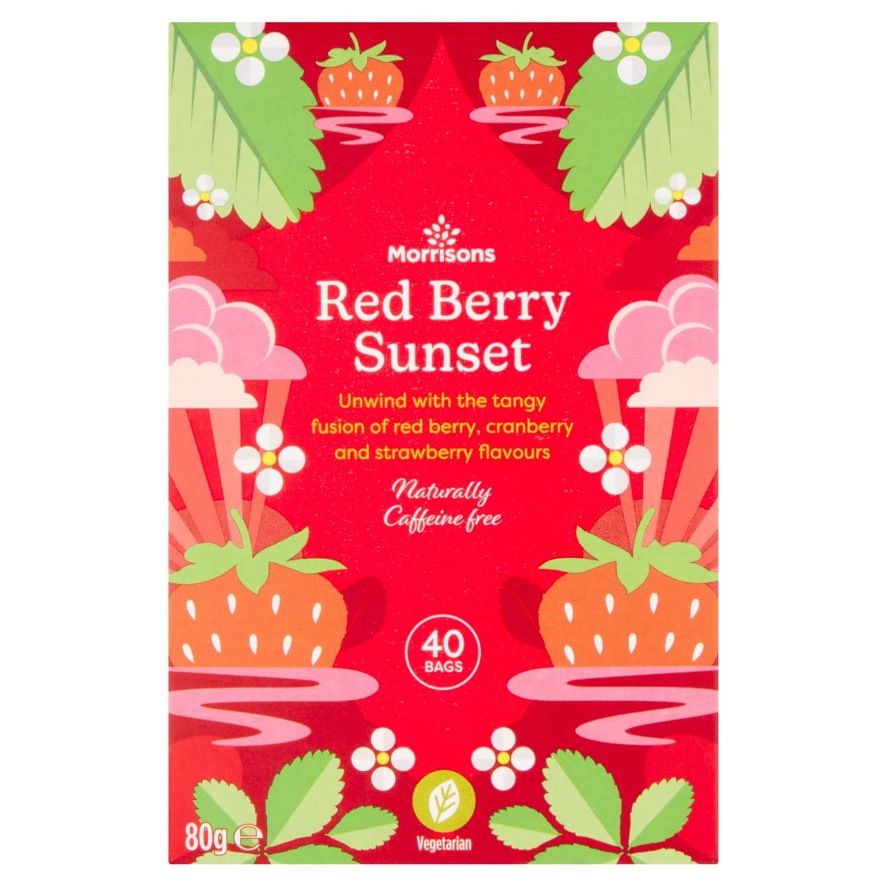 Morrisons Red Berry Blush Tea, 80 g