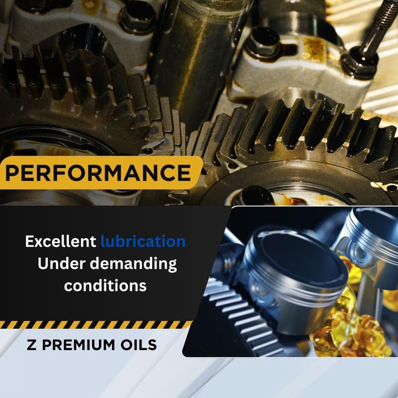 Image of ZPremium ISO VG 32 High-Performance Hydraulic Oil 1 Liter | Superior Anti-Wear Lubricant with Advanced Protection and Enhanced Durability for Industrial Machinery and Compressors