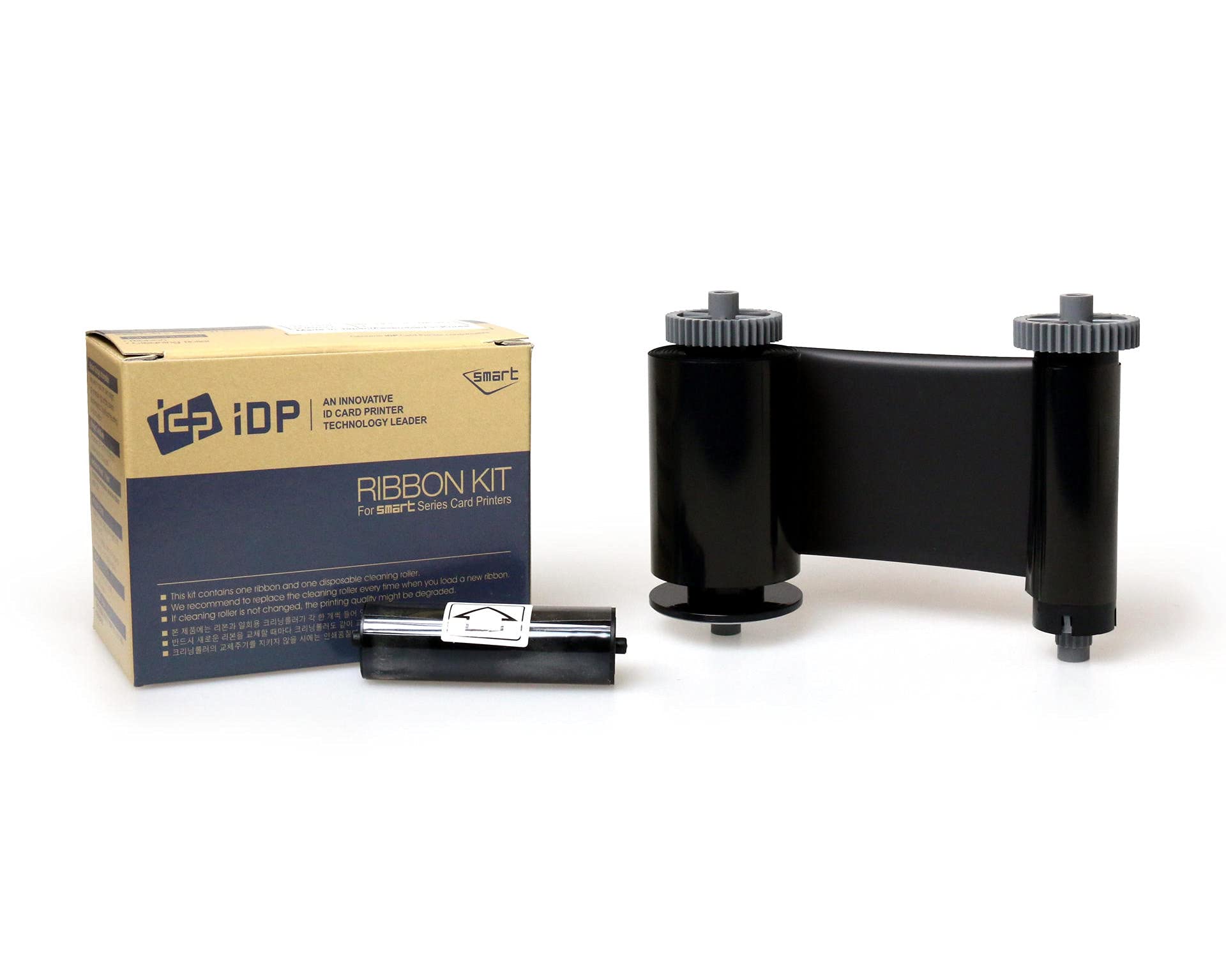 EasyBadge IDP Smart 653382 Black Monochrome RFID Ribbon - Works only with the IDP Smart 21s ID Card Printer - 1,200 Prints