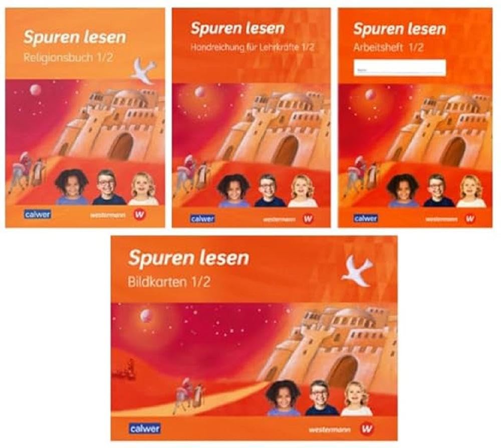 Kombi-Paket: Spuren lesen 1/2 - Ausgabe 2023 für die Grundschule: Schulbuch, Arbeitsheft, Handreichung und Bildkarten 1/2 (Spuren lesen - Ausgabe 2023 für die Grundschule)