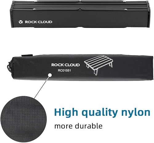 Miniatura 9 de ROCK CLOUD Mesa de playa portátil tamaño aluminio grande ultraligero mini mesa de camping plegable