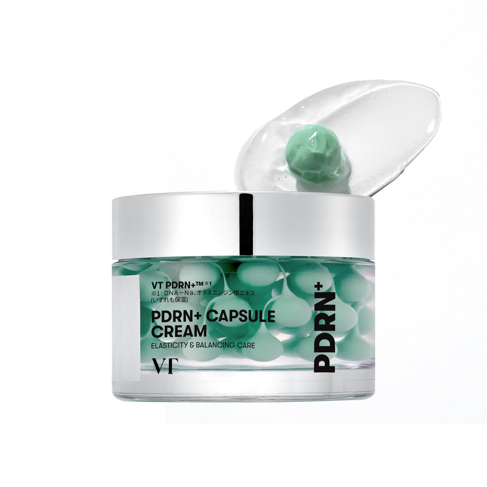 VTCOSMETICS(ブイティコスメテックス) PDRN+ カプセルクリーム 100 水分クリーム 集中保湿 ハリ ツヤ肌 透明感