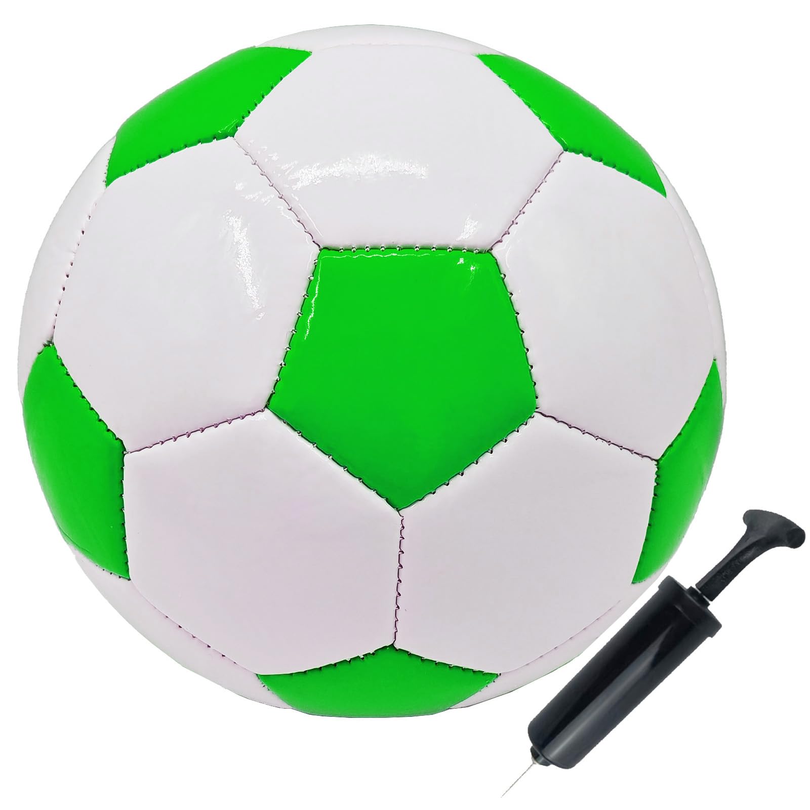 SPDTECH Soccer Ball Size 2 Small Pump with Needle Indoor and Outdoor Training Practice Couch School Gift for Toddlers Kids Boys Girls 3+ Years Old