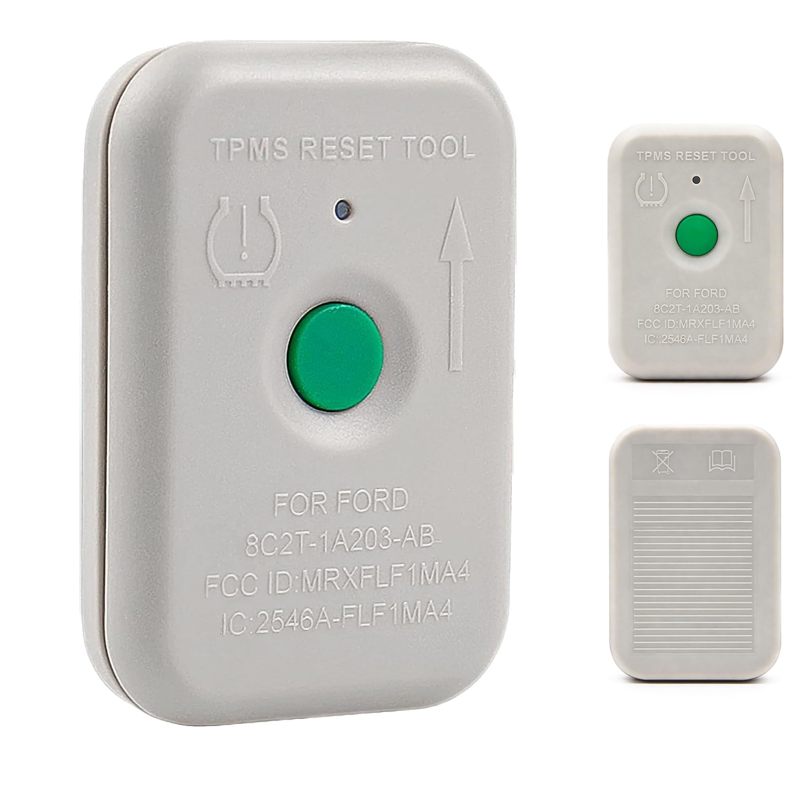 TPMS Reset Tool for Ford Vehicles – Tire Pressure Sensor Relearn Tool TPMS19 – One Button Activation Tool for 2007–2020 Ford Lincoln Mercury Models – Compact Automotive Programming Device