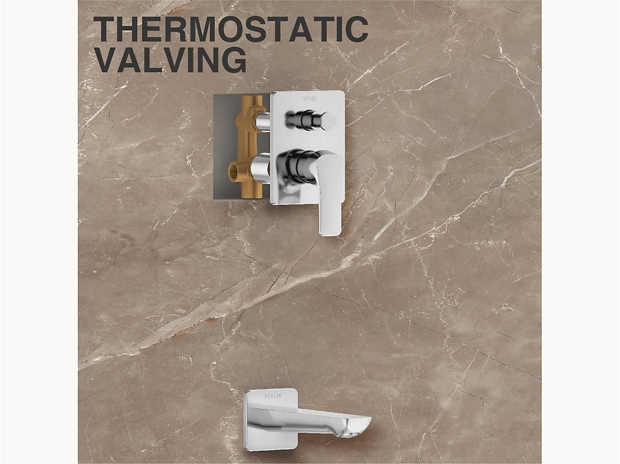 KOHLER AQUA TURBO 230 MANUAL VALVE-75201IN-CP 1