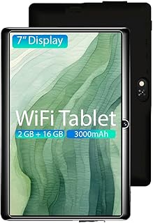 IKALL N8 Plus Tablet – 7" WiFi Android Tablet | 2GB RAM, 16GB ROM | 2MP Rear Camera | 3000mAh Battery | Quad-Core Processor| Android 8.0 (Black)