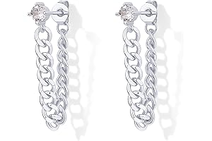 18k Gold Plated Chain Earrings for Women: Dazzling Elegance for Every Occasion
