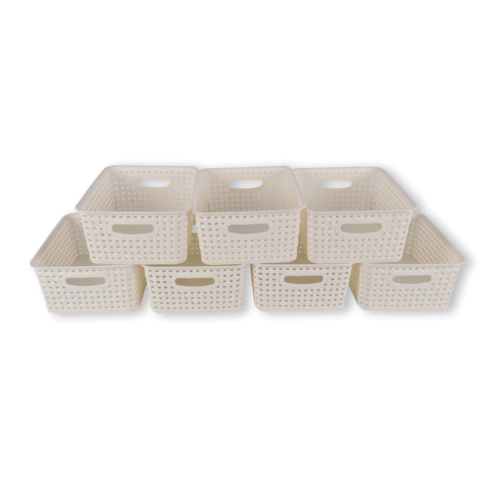 Boîtes de rangement sans BPA avec fermeture à cliquet panier léger lot de 7