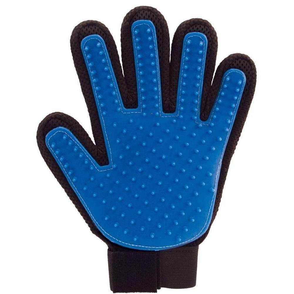 Crillys LEFT HAND Pet Cat Dog Horse GROOMING Mitt GLOVE for Fur Dirt Hair Removal, Massage