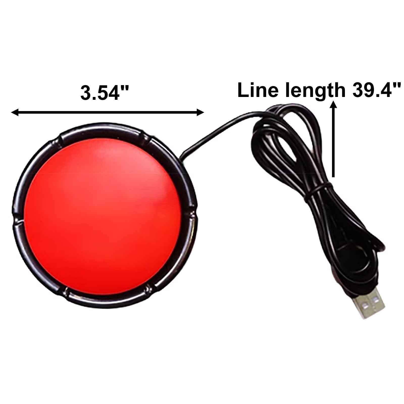 Red Dragon Keyboards Big Red USB Macro Enter Key - Programmable One ...