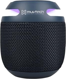 Muvtech JAMBOX Bluetooth Speaker - 10W RMS Stereo Sound, Rich Bass, TWS Feature, Up to 12H Total Playtime, Water Resistanc Price In India
