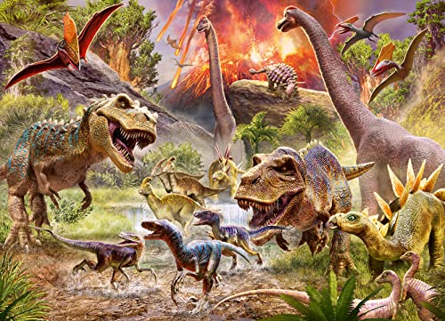 Ravensburger Dinosaure Dash Puzzle 60 pièces pour enfants - 05164 - Chaque pièce est unique, les pièces s'emboîtent parfaitement