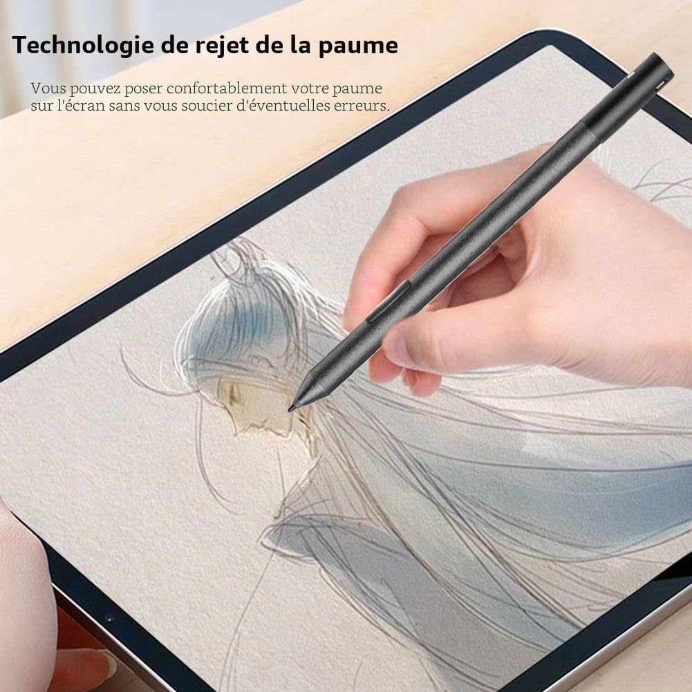 Original Bluetooth Stylet Tactile pour Dell PN557W Latitude 5285 5289 5290 5300 5310 7200 7210 7285 7389 7390 9410 9510 XPS 9365 9575 Venue 8 10 Pro 5055/5056 5855 Stylo Stylus Touch Pen