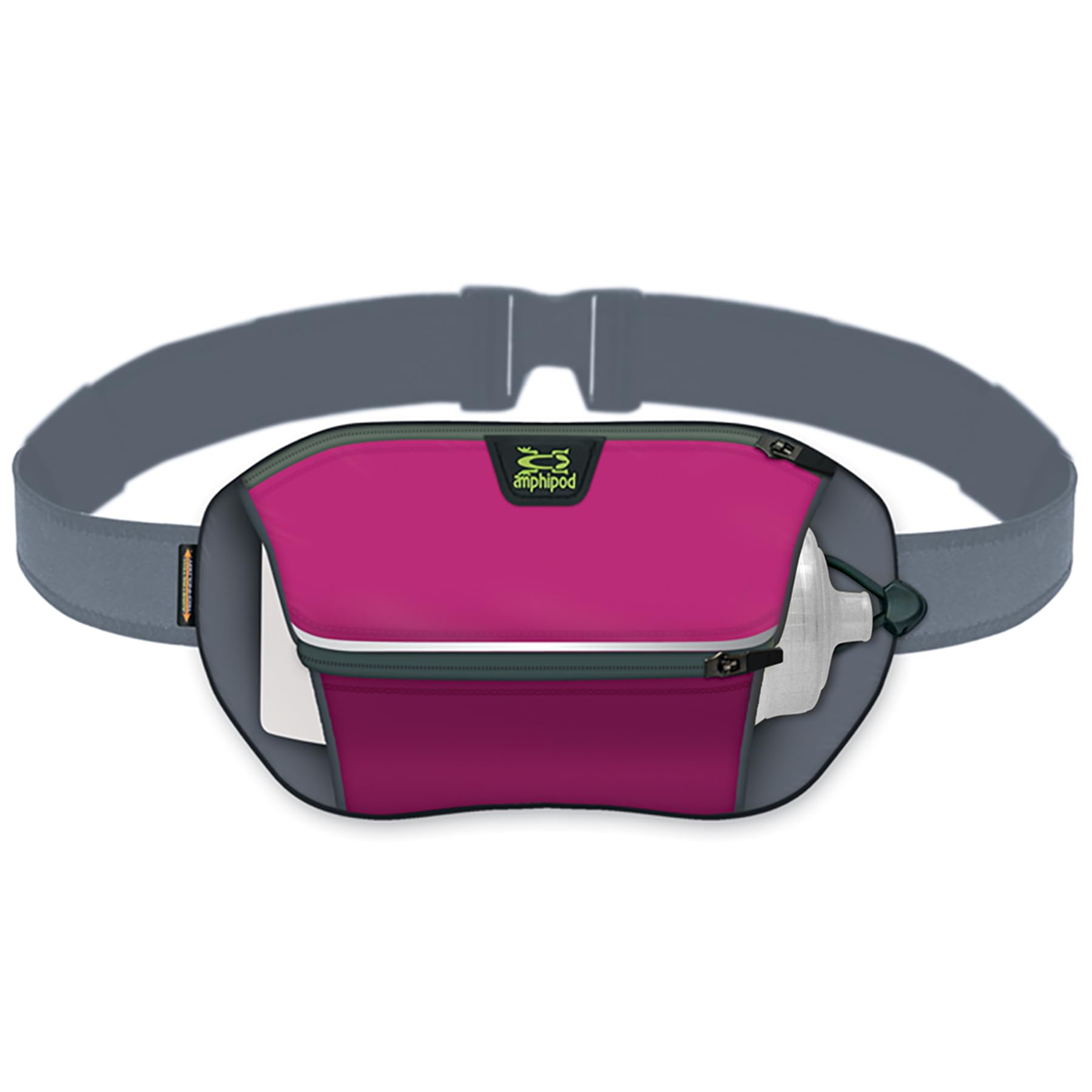 Amphipod Velocity Plus Bottle Pack, Storage & Hydration Belt, 5K/10K, Endurance & Ultra Running, Men & Women - Raspberry - ADJ