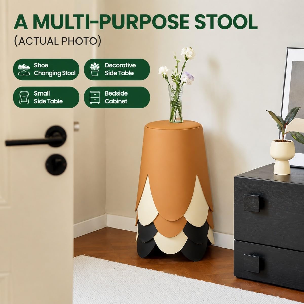 Sgabello Impilabile Multifunzione Con Maniglia